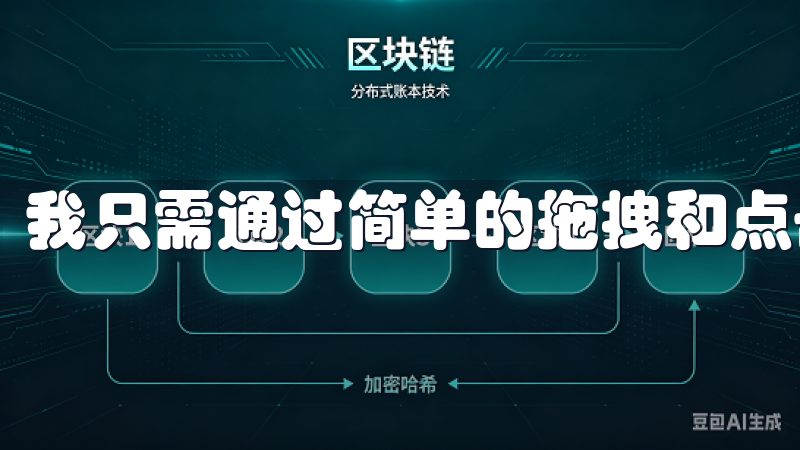 我只需通过简单的拖拽和点击，就可以实现我想要的效果。