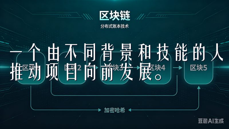 一个由不同背景和技能的人组成的团队更有可能应对各种挑战，推动项目向前发展。