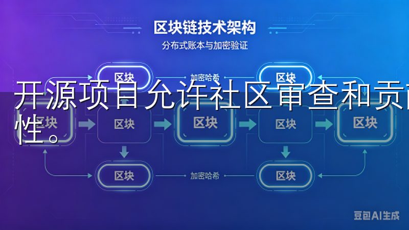 开源项目允许社区审查和贡献代码，增加了项目的透明度和安全性。