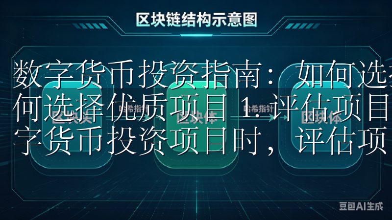 数字货币投资指南：如何选择优质项目 数字货币投资指南：如何选择优质项目 1. 评估项目团队的背景和经验 在选择数字货币投资项目时，评估项目团队的背景和经验至关重要。