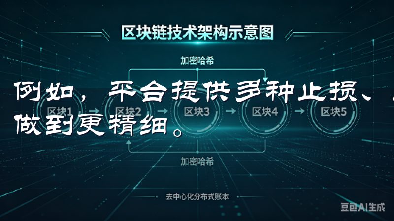 例如，平台提供多种止损、止盈功能，帮助交易者风险管理方面做到更精细。