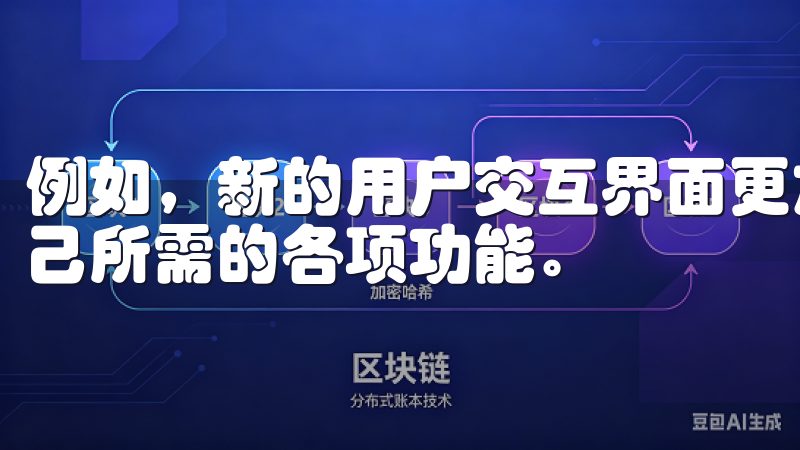 例如，新的用户交互界面更加直观，用户可以一目了然地找到自己所需的各项功能。