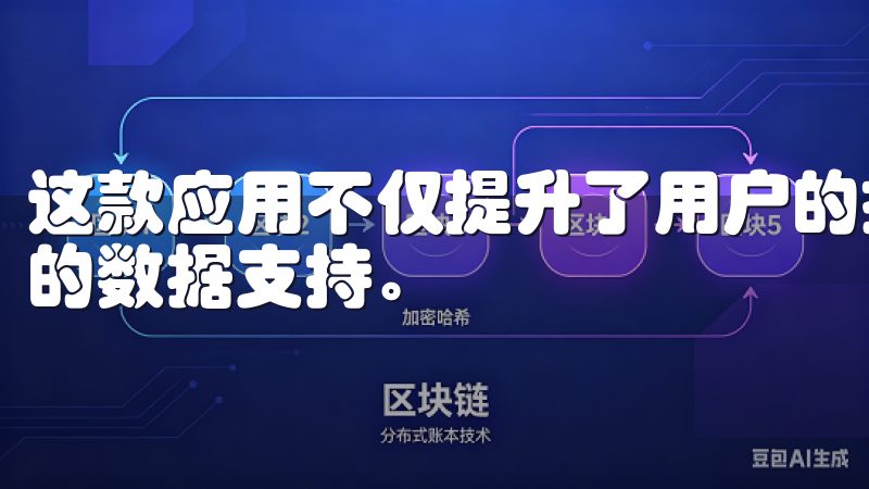 这款应用不仅提升了用户的操作便捷性，也为交易提供了更准确的数据支持。