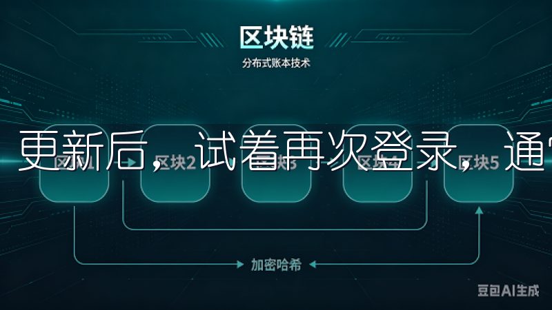 更新后，试着再次登录，通常情况下，这能解决大部分问题。