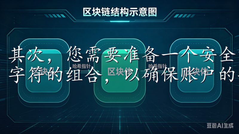 其次，您需要准备一个安全的密码，建议使用字母、数字和特殊字符的组合，以确保账户的安全性。