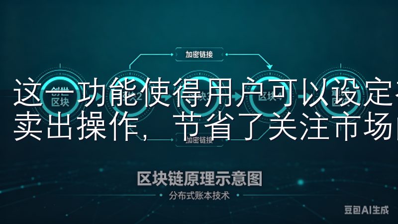 这一功能使得用户可以设定在特定价格被触及时自动进行买入或卖出操作，节省了关注市场的时间。