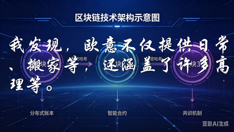 我发现，欧意不仅提供日常生活所需的基本服务，如家政、维修、搬家等，还涵盖了许多高端服务，比如私人定制旅行、健康管理等。