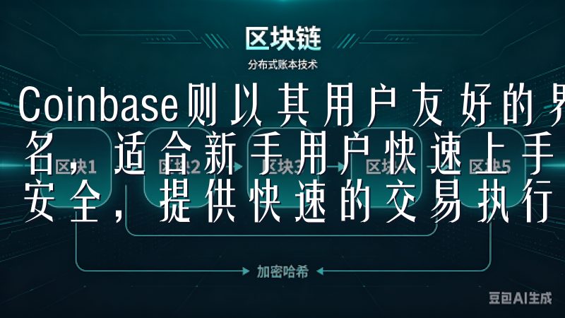 Coinbase则以其用户友好的界面和高效的客服支持而闻名，适合新手用户快速上手采用先进的加密技术，保障用户资金安全，提供快速的交易执行和低手续费。