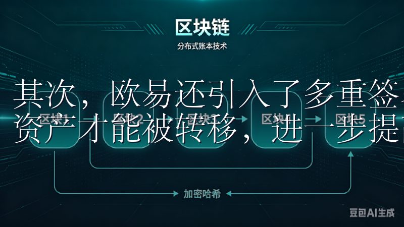 其次，欧易还引入了多重签名认证机制，只有经过多重验证后，资产才能被转移，进一步提高了安全性。