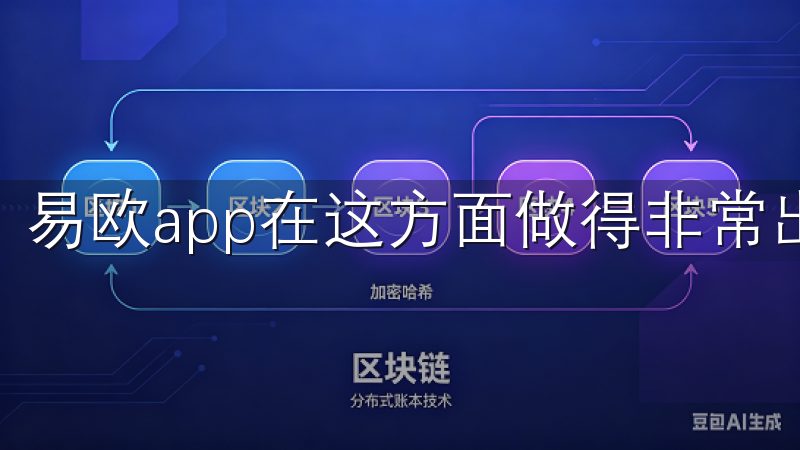 易欧app在这方面做得非常出色。
