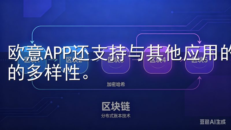 欧意APP还支持与其他应用的数据互通,进一步提升了其功能的多样性。