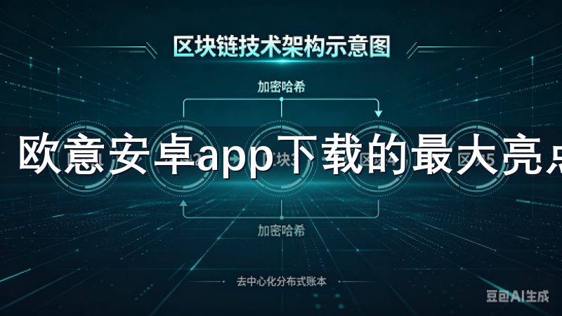 欧意安卓app下载的最大亮点于它提供了统一的管理平台。