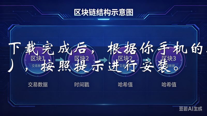 下载完成后，根据你手机的操作系统（iOS或Android），按照提示进行安装。