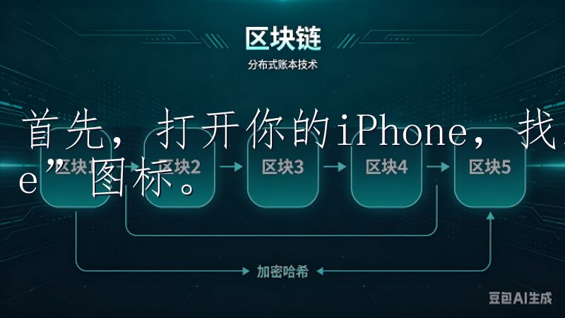 首先，打开你的iPhone，找到并点击“App Store”图标。