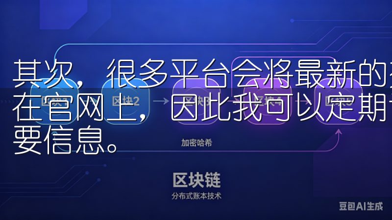其次,很多平台会将最新的交易所动态以新闻或公告的形式发布在官网上,因此我可以定期访问这些页面,确保不会错过任何重要信息。