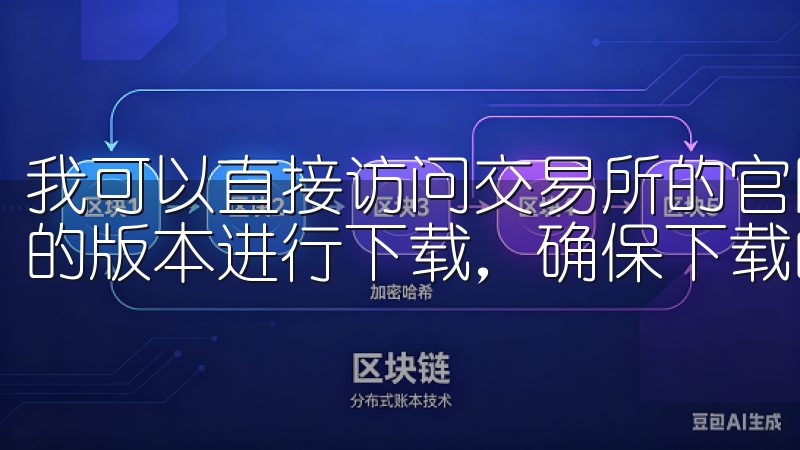 我可以直接访问交易所的官网下载应用程序，选择适合自己设备的版本进行下载，确保下载的来源可靠。