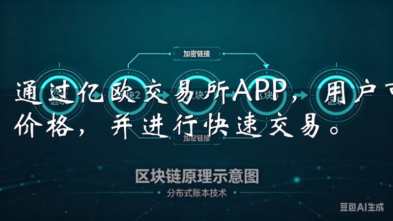 通过亿欧交易所APP，用户可以迅速查看各种数字货币的实时价格，并进行快速交易。