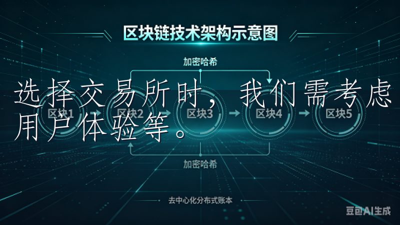 选择交易所时，我们需考虑多个因素，如交易手续费、安全性、用户体验等。