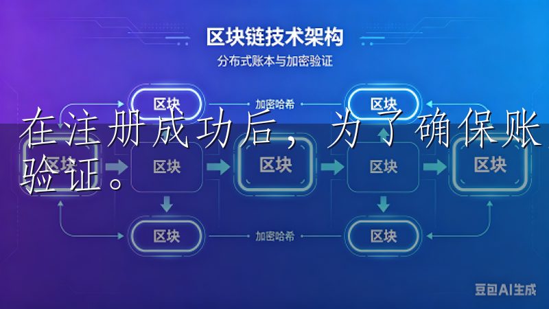 在注册成功后，为了确保账户安全和合规性，您还需要进行身份验证。