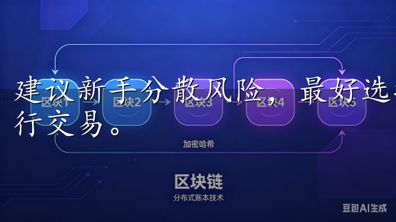 建议新手分散风险，最好选择市值较大、流动性好的主流币种进行交易。