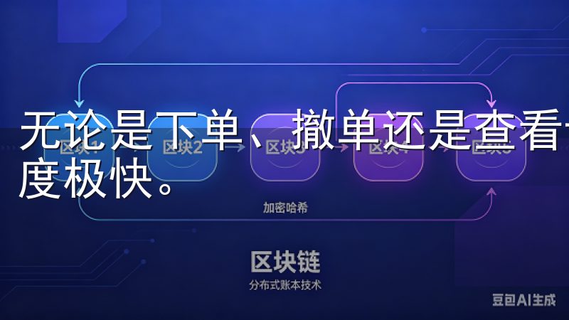无论是下单、撤单还是查看订单状态，操作都非常流畅，响应速度极快。