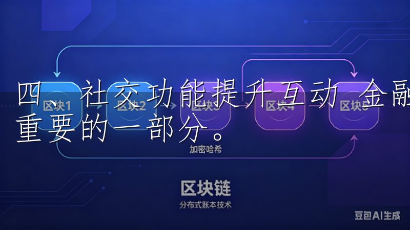 四、社交功能提升互动 金融投资的世界中，交流与分享是非常重要的一部分。