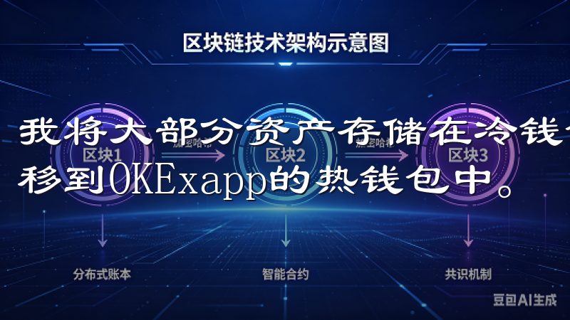 我将大部分资产存储在冷钱包中，只在需要交易时将少量资产转移到OKExapp的热钱包中。