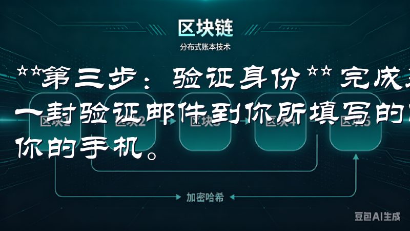 **第三步：验证身份** 完成基本信息填写后，系统会发送一封验证邮件到你所填写的邮箱，或者会通过短信发送验证码到你的手机。