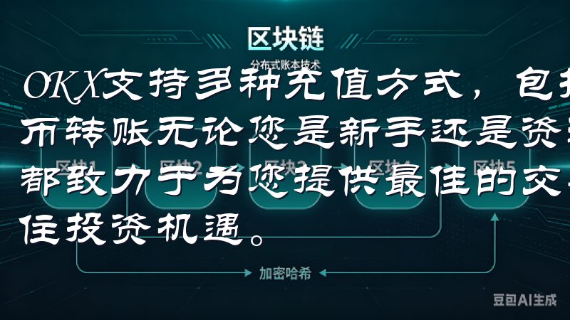 OKX支持多种充值方式，包括银行转账、信用卡及其他加密货币转账无论您是新手还是资深投资者，欧易OKX官方交易平台都致力于为您提供最佳的交易体验，让您轻松掌握市场动态，抓住投资机遇。
