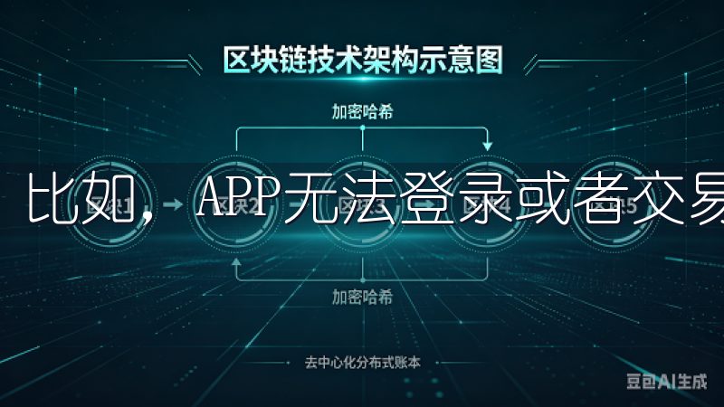比如，APP无法登录或者交易失败等。