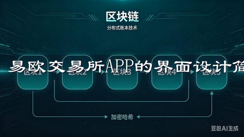 易欧交易所APP的界面设计简洁明了，操作起来非常顺手。