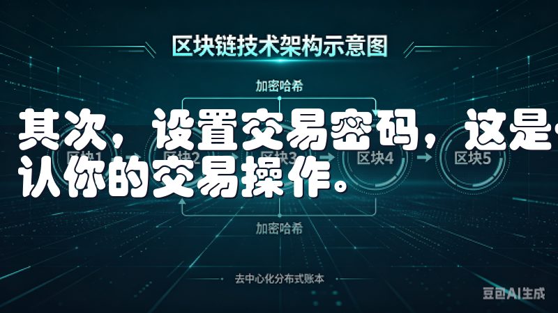 其次，设置交易密码，这是一个独立于登录密码的密码，用于确认你的交易操作。
