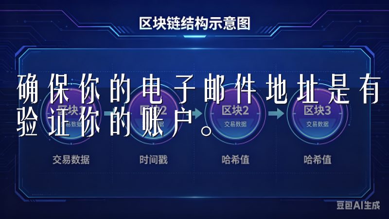 确保你的电子邮件地址是有效的，因为你将需要通过这个邮箱来验证你的账户。
