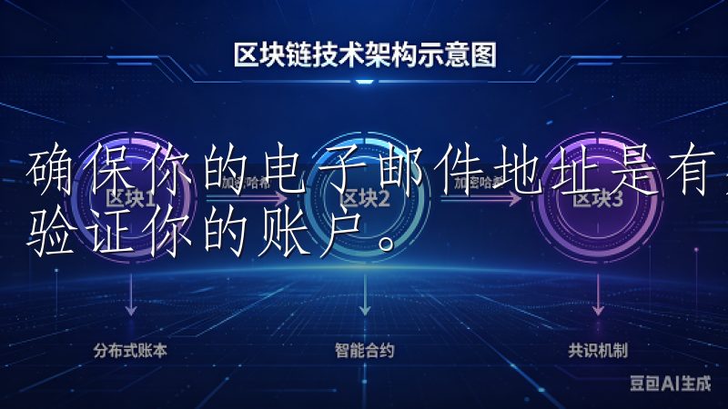 确保你的电子邮件地址是有效的，因为你将需要通过这个邮箱来验证你的账户。
