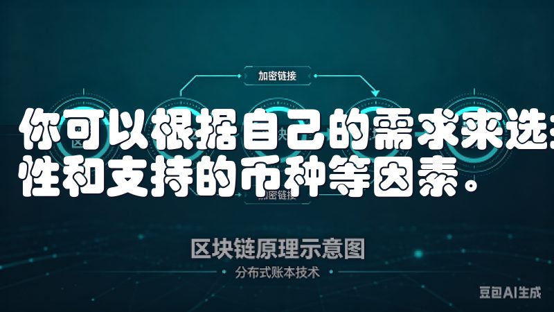 你可以根据自己的需求来选择，比如交易费用、用户界面、安全性和支持的币种等因素。