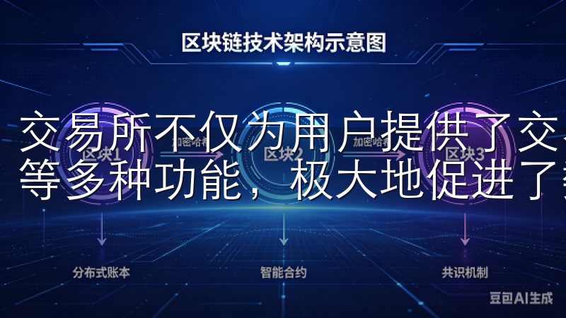 交易所不仅为用户提供了交易通道，还提供行情分析、资产托管等多种功能，极大地促进了数字货币市场的活跃度。