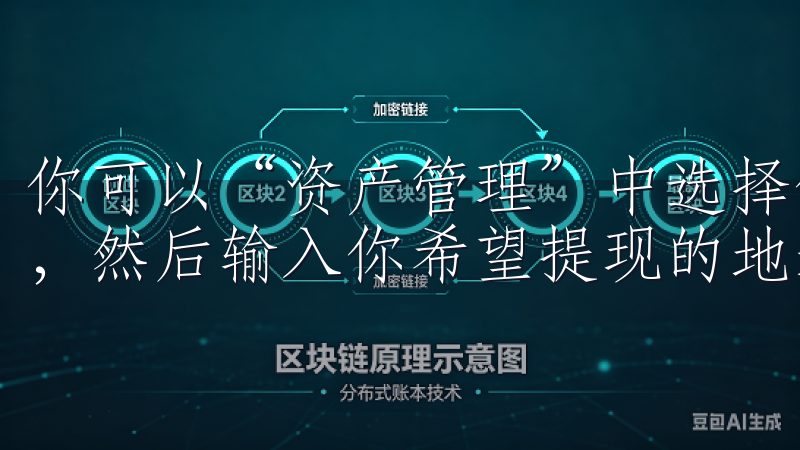 你可以“资产管理”中选择你要提现的数字货币，点击“提币”，然后输入你希望提现的地址。