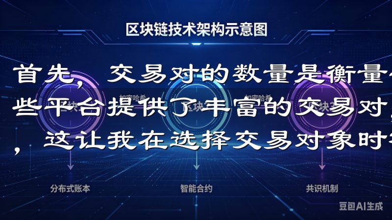 首先，交易对的数量是衡量平台多样性的重要指标，我注意到一些平台提供了丰富的交易对，包括主流虚拟货币和小众虚拟货币，这让我在选择交易对象时有了更多的选择。