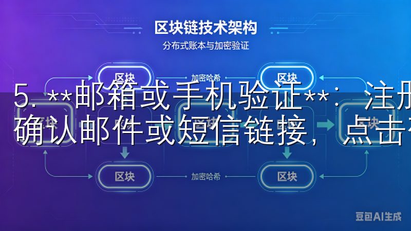 5. **邮箱或手机验证**：注册成功前，系统会发送一封确认邮件或短信链接，点击确认后完成注册。
