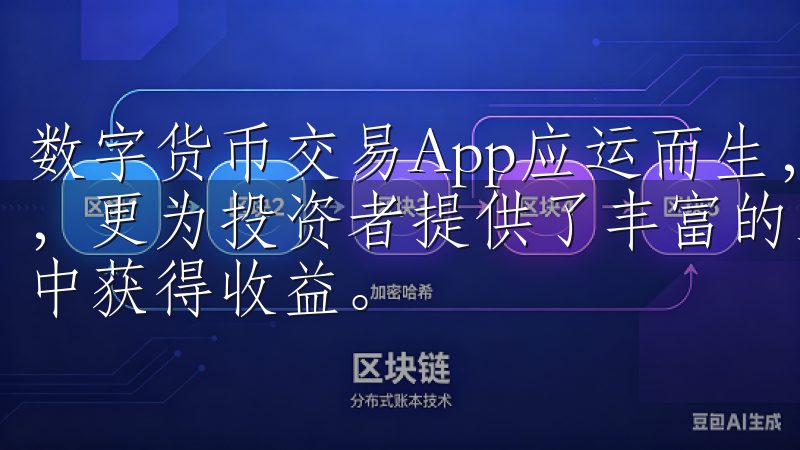 数字货币交易App应运而生，它们不仅为用户提供了交易平台，更为投资者提供了丰富的工具和功能，助力他们在复杂的市场中获得收益。