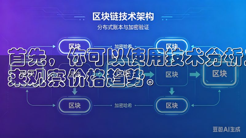 首先，你可以使用技术分析工具，例如K线图、移动平均线等，来观察价格趋势。