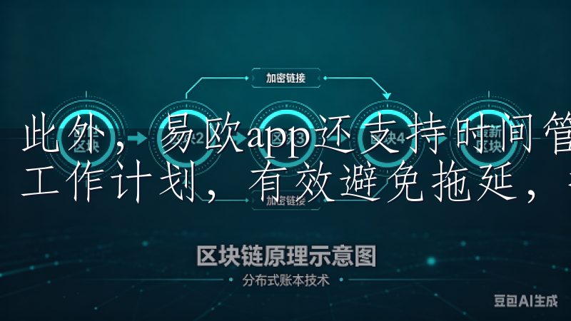 此外，易欧app还支持时间管理，用户可以利用日历功能制定工作计划，有效避免拖延，提升工作效率。