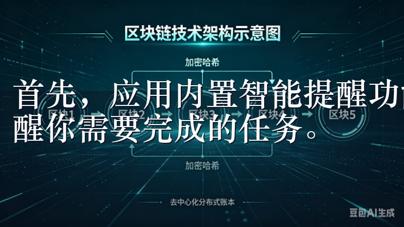 首先，应用内置智能提醒功能，可以根据你的工作计划，定时提醒你需要完成的任务。
