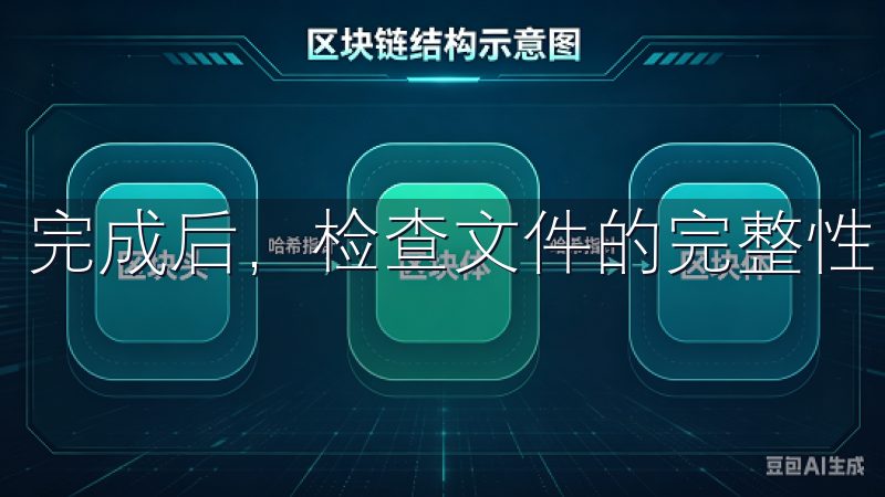 完成后，检查文件的完整性，确保没有损坏或丢失数据。