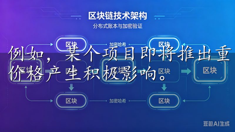 例如，某个项目即将推出重大更新或合作，可能会对其交易对的价格产生积极影响。