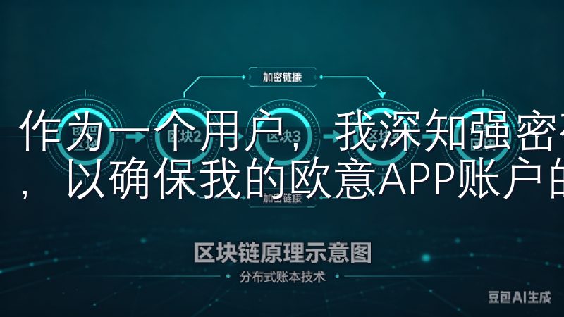 作为一个用户，我深知强密码的重要性，并会一直保持这种习惯，以确保我的欧意APP账户的安全性。