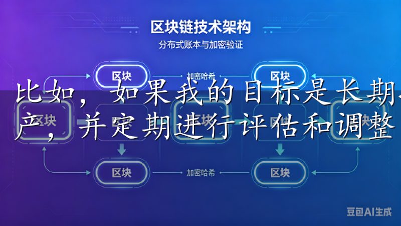 比如，如果我的目标是长期持有，我会选择一些有潜力的优质资产，并定期进行评估和调整。