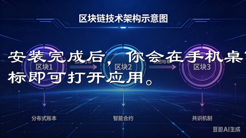 安装完成后，你会在手机桌面上看到OK交易所的图标，点击图标即可打开应用。