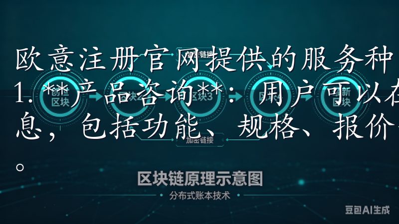 欧意注册官网提供的服务种类繁多，主要包括以下几个方面： 1. **产品咨询**：用户可以在官网上获取详细的产品信息，包括功能、规格、报价等，确保您在选购时做出明智的决定。