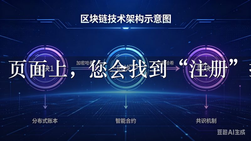 页面上，您会找到“注册”按钮，点击进入注册页面。
